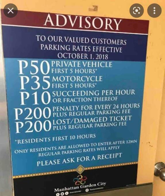 Cubao Manhattan Heights, Unit 8Bc Tower B, 1 Br Manila Exteriör bild